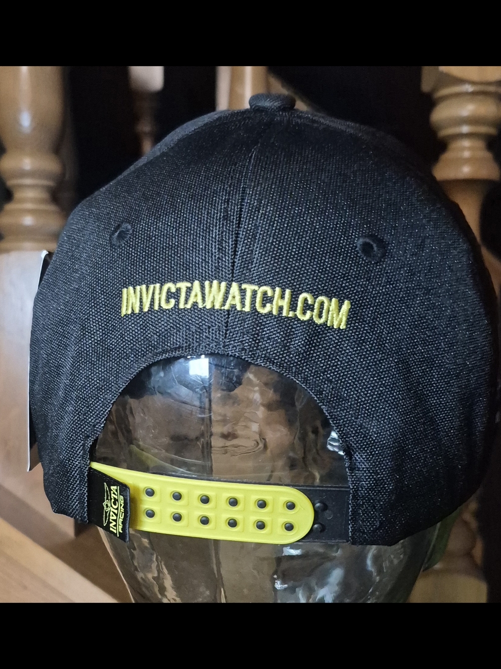 Invicta Racing Black & Yellow Cap - Picture 6 of 11